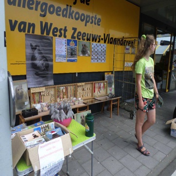 Een volle kraam bij Jumbo Ingels in Breskens in 2019.jpg